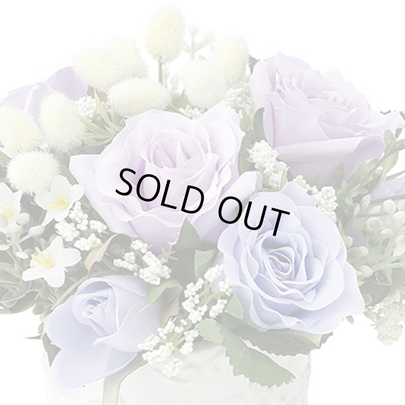 画像2: 光触媒フラワーアレンジ「スイートムーン」 ( インテリアフラワー,造花,人工観葉植物,新築祝い,開店祝い,記念日.ギフト) (2)