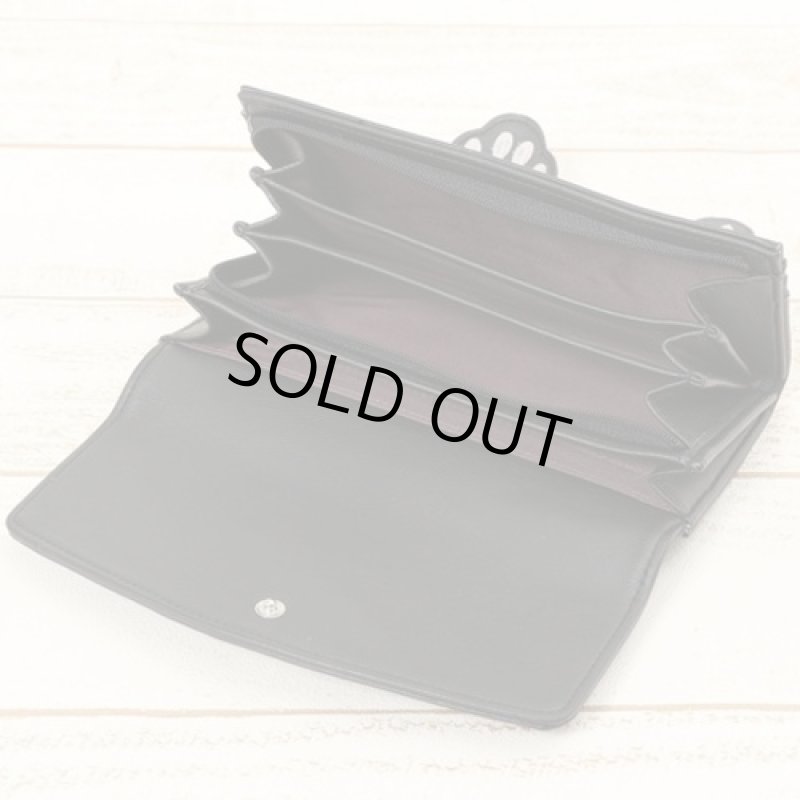 画像3: いないいないばぁプーちゃん長財布(ロングウォレット,ファスナー財布,猫の顔型長財布,猫好き,ニクキュウ) (3)