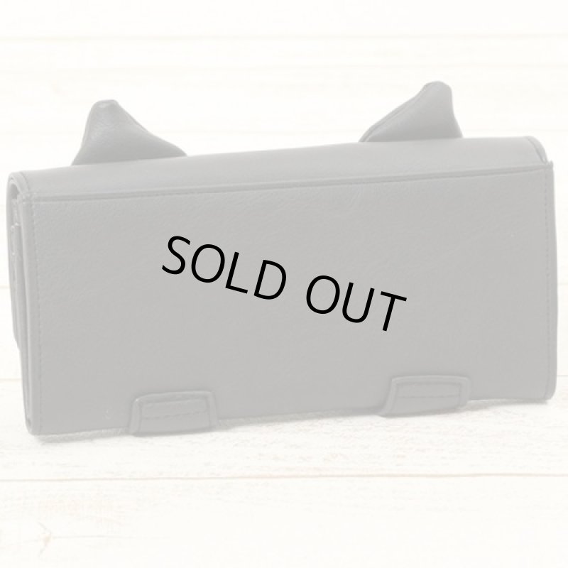 画像5: いないいないばぁプーちゃん長財布(ロングウォレット,ファスナー財布,猫の顔型長財布,猫好き,ニクキュウ) (5)