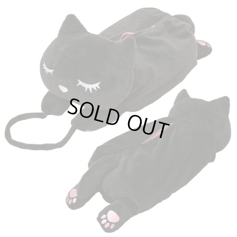 画像2: プーちゃん2WAYティッシュBOXケース (ネコ,ティッシュケース,ティッシュカバー,癒し,肉球,テーブル,棚,車,ぬいぐるみ) (2)