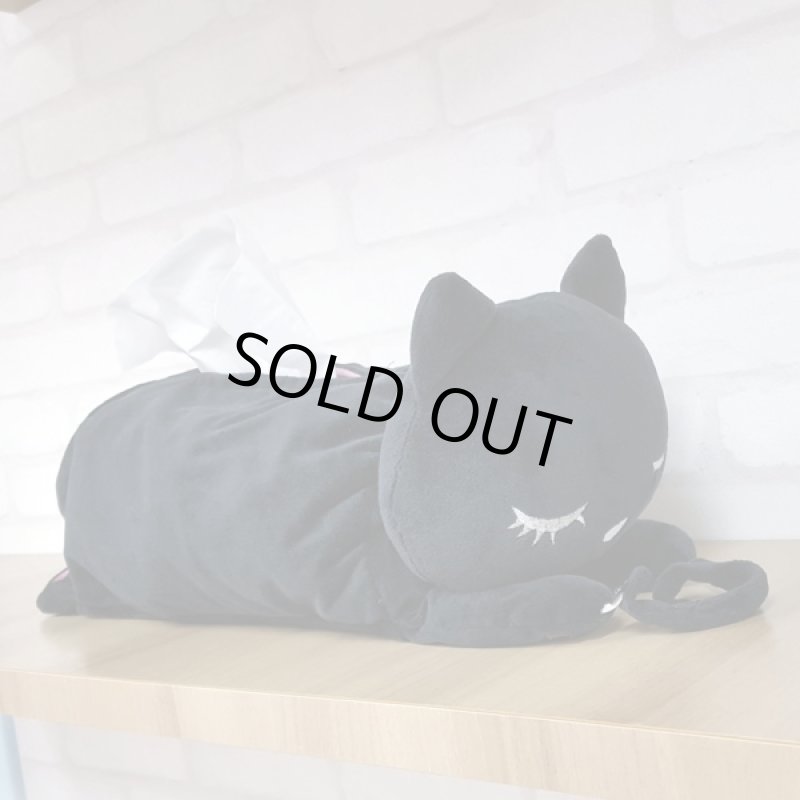 画像4: プーちゃん2WAYティッシュBOXケース (ネコ,ティッシュケース,ティッシュカバー,癒し,肉球,テーブル,棚,車,ぬいぐるみ) (4)