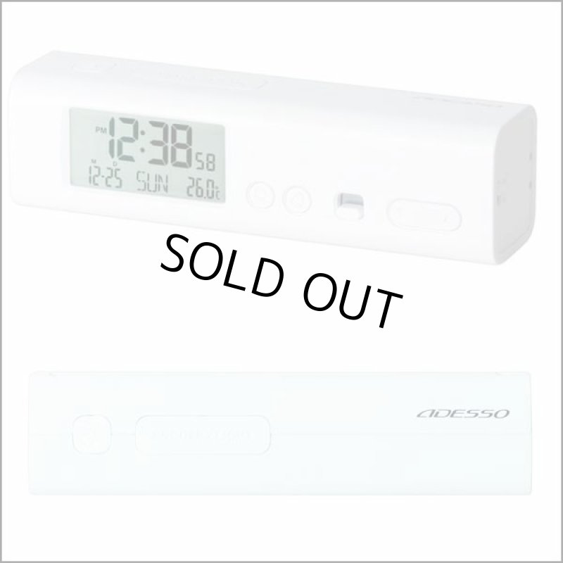 画像5: トーチライト搭載目覚まし電波時計「世界62都市表示Ver.」 (出張,世界アラーム,世界時計,LED,カレンダー,懐中電灯,クロック) (5)