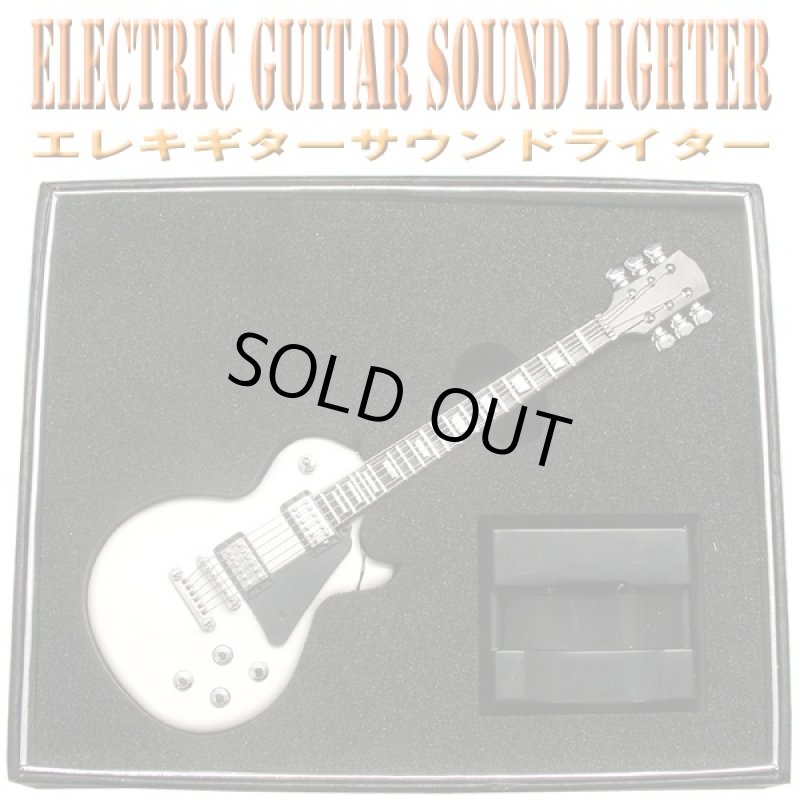 画像6: エレキギターサウンドライター (ライター,喫煙具,音楽,ガス,ミニチュア,タバコ,インテリア,着火,レスポール,スタンド,台座付き) (6)