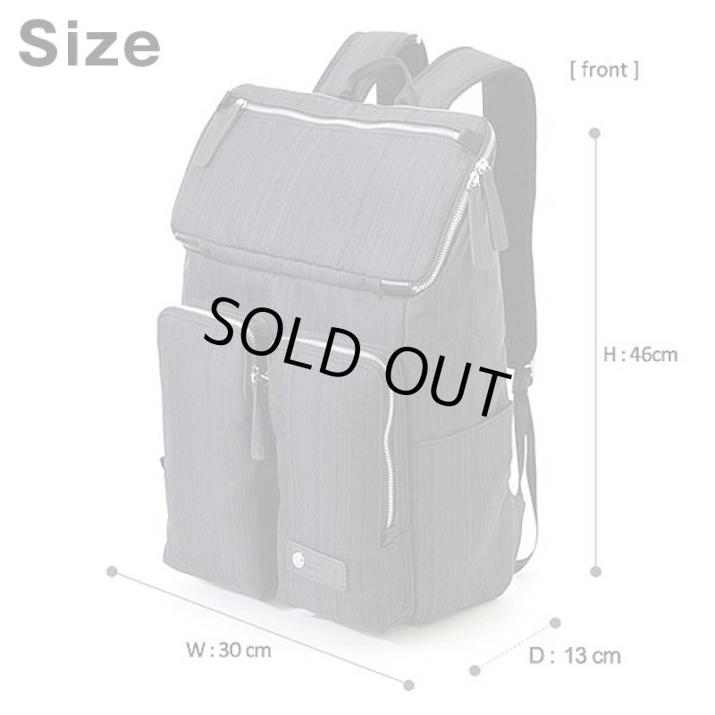 画像5: 送料無料BAGGEXレイニーボーイビジネスリュック (撥水加工,バッグ,鞄,ビジネスバッグ,メランジ,通勤,10インチタブレット,B4) (5)