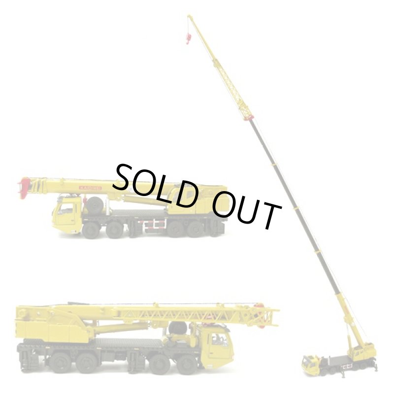 画像2: ダイキャスト重機「メガリフター」 (合金製,ミニカー,建設車,はたらく車,1:55,メガリフター,イエロー,玩具,インテリア,オブジェ)  (2)