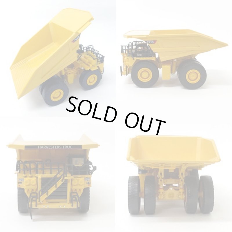 画像3: ダイキャスト重機「ミニングトラック」 (合金製,ミニカー,建設車,はたらく車,1:75,イエロー,玩具,インテリア,オブジェ) (3)