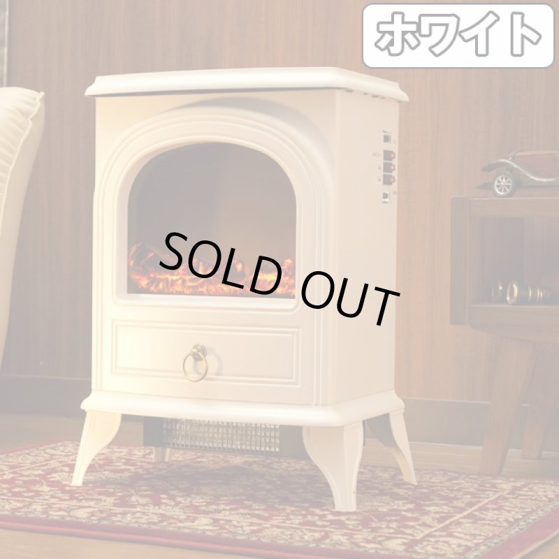 画像5: 送料無料!電気式暖炉型アンティークファンヒーター(暖炉ヒーター,レトロ,クラシック,足元,温風,暖房機,ゆれる炎,クリーンヒーター) (5)