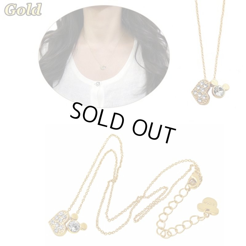 画像5: Disneyミッキーハートネックレス(DISNEY公式ライセンス,ディズニー,ミッキーフェイス,レディース,Mickey,スワロフスキー) (5)