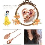 画像2: Disney白雪姫プリンセスハートネックレス(DISNEY公式ライセンス,王冠,スワロフスキー,SWAROVSKI,クリスタル) (2)