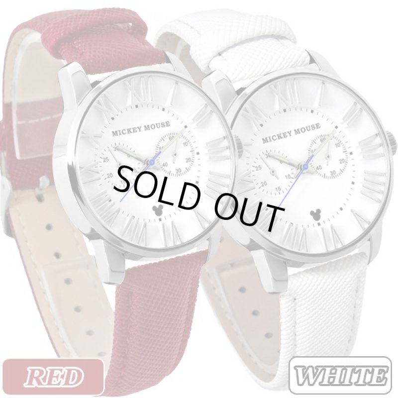 画像5: Disneyミッキー3Dレザーウォッチ(ディズニー,DISNEY,Mickey,男女兼用,本革ベルト,腕時計,レザーベルト,ギフト,ミッキーフェイス) (5)