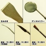 画像3: ステンレスデンタルツール5点セット(舌みがき,ヤニ取り,歯垢除去,口臭・錆びない,専用ケース入り) (3)