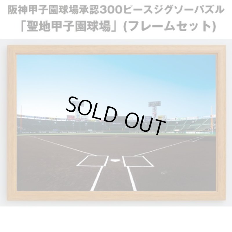 画像1: 阪神甲子園球場承認300ピースジグソーパズル「聖地甲子園球場」(フレームセット)（高校野球/球児/阪神タイガース/アップルワン） (1)