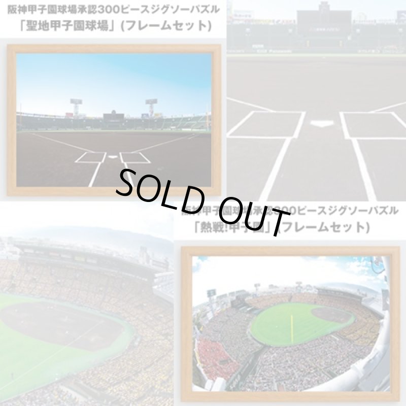 画像3: 阪神甲子園球場承認300ピースジグソーパズル「熱戦!甲子園」(フレームセット)(高校野球/球児/阪神タイガース/アップルワン) (3)