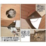 画像3: ガリガリシェルフインテリア(2個入)(愛猫,猫,キャットタワー,ハウス,ネコちゃん,休憩スース,爪とぎ,ユニットハウス) (3)