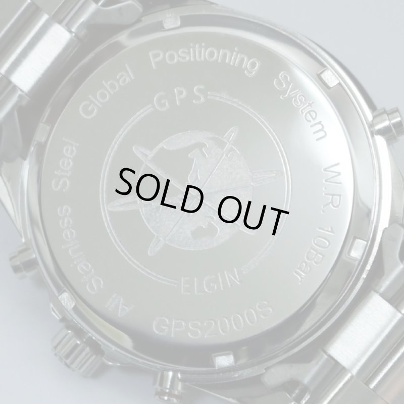 画像4: 送料無料!エルジンGPS衛星電波ウォッチ（ELGIN,GPS2000S-B,メンズ,腕時計,GPS衛生電波受信,時計合わせ不要,LEDライト) (4)