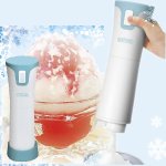 画像1: 電動ハンディかき氷器「メルティーアイス」(かき氷マシーン,ふわふわ,フローズン,夏,バラ氷,ハンディタイプ) (1)