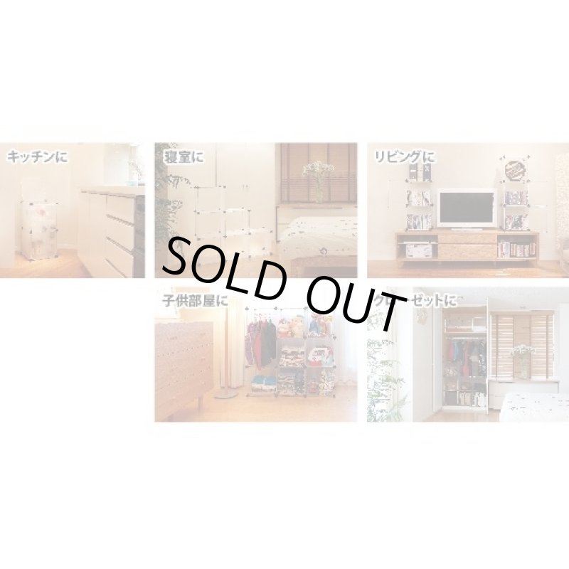 画像2: RACKonRACK  ラックオンラック(収納ラック,工具不要,収納ボックス,16棚,4×4m,自由自在,アレンジ) (2)