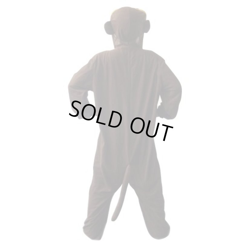 画像2: ジャンプスーツモンキー（着ぐるみ/コスプレ/パーティー/宴会/芸/猿/さる/申/2016年干支/全身/フード/耳付き/大人用/男女兼用） (2)