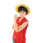 画像2: コスチューム「海賊少年セット」(コスプレ,ハロウィン,衣装,仮装,パーティー,宴会,ルフィ風） (2)