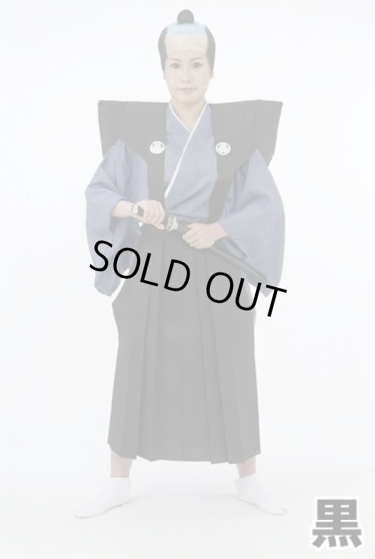 画像2: コスチューム「侍晴れ姿」(コスプレ,ハロウィン,衣装,仮装,パーティー,宴会,武士,サムライ,着物,裃,袴) (2)