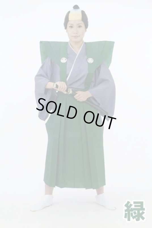 画像4: コスチューム「侍晴れ姿」(コスプレ,ハロウィン,衣装,仮装,パーティー,宴会,武士,サムライ,着物,裃,袴) (4)