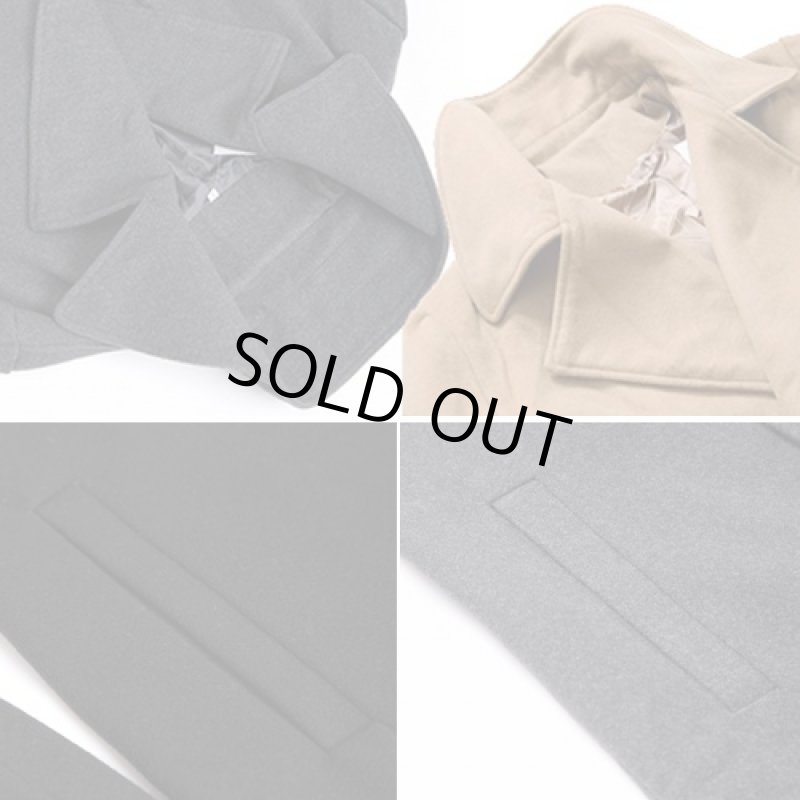 画像3: メンズスタイリッシュトレンチコート【グレー】 (3)