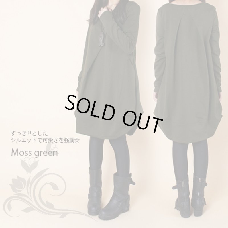 画像4: バブルタックワンピース(レディース,膝丈ワンピース,コクーン,コクーンシルエット,可愛い,ゆるふわデザイン) (4)