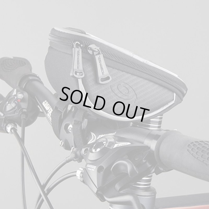 画像2: サイクルスマホセットバッグ「ハンドルバータイプ」(自転車用スマホケース,ハンドル取り付け,フレームバッグ,タッチ操作可能,) (2)