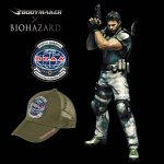 画像1: BIOHAZARD BSAA メッシュキャップ（バイオハザード/BODYMAKER/ボディメーカー/帽子/フリーサイズ/サバゲー/ストリート） (1)