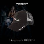 画像2: BIOHAZARD Umbrella メッシュキャップ（バイオハザード/BODYMAKER/ボディメーカー/帽子/フリーサイズ/S.T.A.R.S./BSAA/Umbrella/ロゴ/サバゲー/ストリート） (2)