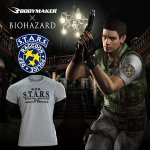 画像1: BIOHAZARD S.T.A.R.S. BM・DRYハーフスリーブGRAY(グレー,バイオハザード,メンズ,半袖,Tシャツ,インナーウェア,スポーツインナー) (1)