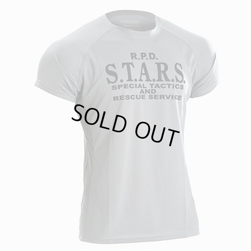 画像4: BIOHAZARD S.T.A.R.S. BM・DRYハーフスリーブGRAY(グレー,バイオハザード,メンズ,半袖,Tシャツ,インナーウェア,スポーツインナー) (4)