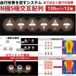 画像3: B.C.G磁気トレーニングインナー「ロングスリーブ1」(医療機器/磁気健康ギア永久磁石/血行改善/筋肉のコリの回復/長袖Tシャツ/ボディメーカー/コラントッテ) (3)