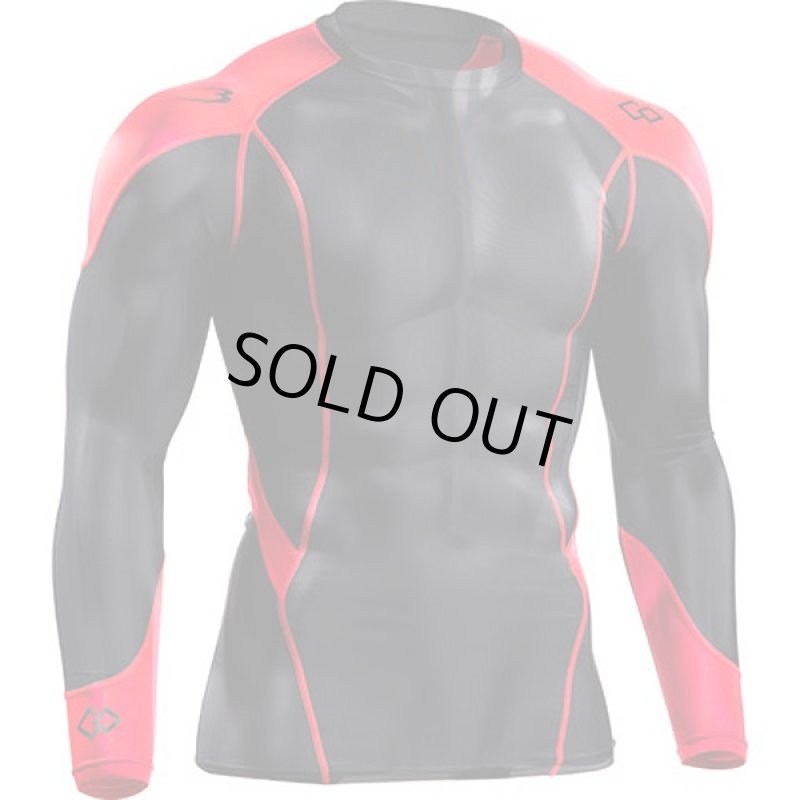 画像4: B.C.G磁気トレーニングインナー「ロングスリーブ1」(医療機器/磁気健康ギア永久磁石/血行改善/筋肉のコリの回復/長袖Tシャツ/ボディメーカー/コラントッテ) (4)