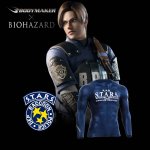 画像1: BIOHAZARD S.T.A.R.S. BM・GEARロングスリーブ（バイオハザード/BODYMAKER/ボディメーカー/長袖Tシャツ/速乾/伸縮/インナー） (1)