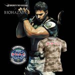 画像1: BIOHAZARD BSAA BM・GEARハーフスリーブ（バイオハザード/BODYMAKER/ボディメーカー/半袖Tシャツ/インナー/速乾/伸縮） (1)