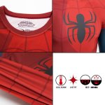 画像5: スパイダーマンBM・GEARロングスリーブ(ソフトコンプレッションTシャツ,MARVEL,マーベル,ジャストフィット,吸汗,速乾,伸縮) (5)