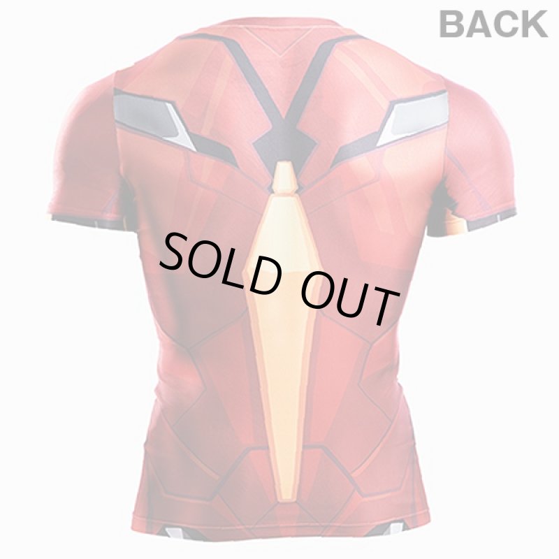 画像3: アイアンマンBM・GEARハーフスリーブ (メンズ,半袖,ソフトコンプレッションTシャツ,高機能インナー,MARVEL,吸汗,速乾,伸縮) (3)