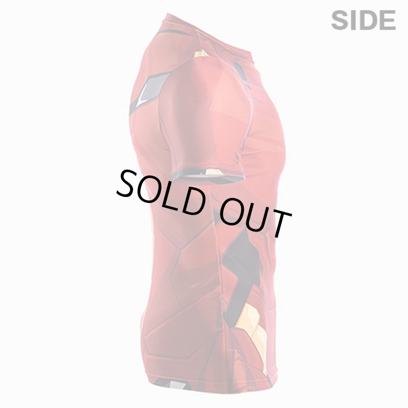 画像4: アイアンマンBM・GEARハーフスリーブ (メンズ,半袖,ソフトコンプレッションTシャツ,高機能インナー,MARVEL,吸汗,速乾,伸縮) (4)