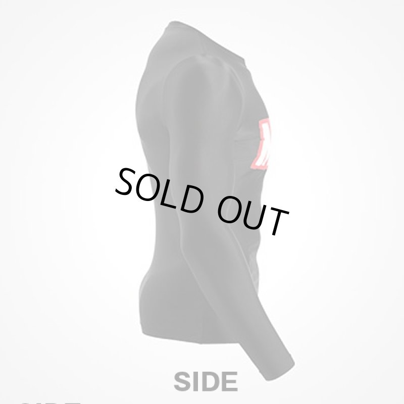 画像4: マーベルBM・GEARロングスリーブ (メンズ,長袖,ソフトコンプレッションTシャツ,高機能インナー,MARVEL,ジャストフィット,吸汗,速乾,伸縮) (4)