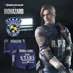 画像1: BIOHAZARD S.T.A.R.S. ボクサーパンツ(バイオハザード,メンズ,アンダーウェア,下着,フロント前開き,コットン,綿,ポリウレタン,伸縮性) (1)