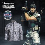 画像1: BIOHAZARD BSAA BM・ウインドブレイカー（バイオハザード,BODYMAKER,ボディメーカー,長袖,トップス,ポリエステル,スポーツ,サバゲー) (1)