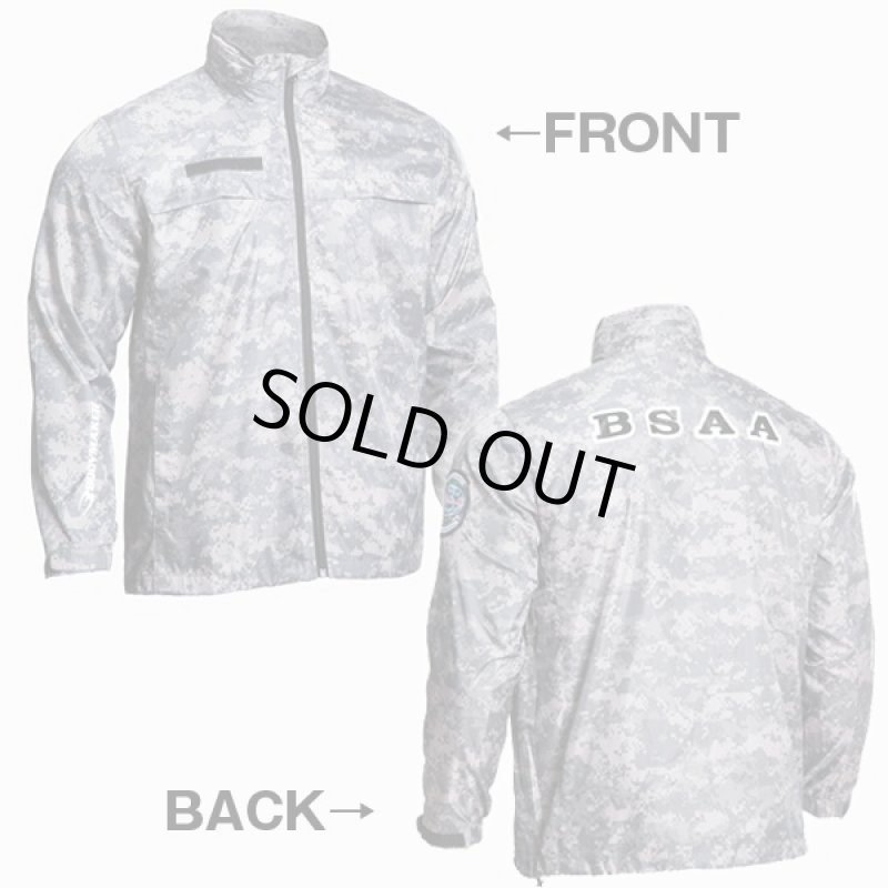 画像3: BIOHAZARD BSAA BM・ウインドブレイカー(バイオハザード,BODYMAKER,ボディメーカー,長袖,トップス,ポリエステル,スポーツ,サバゲー) (3)