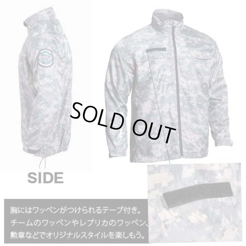 画像4: BIOHAZARD BSAA BM・ウインドブレイカー(バイオハザード,BODYMAKER,ボディメーカー,長袖,トップス,ポリエステル,スポーツ,サバゲー) (4)