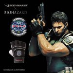 画像1: BIOHAZARD BSAA BM・GLOVES(グローブ)（バイオハザード/BODYMAKER/ボディメーカー/トレーニング/指抜き/リフレクター） (1)