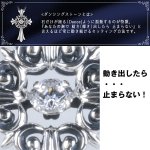 画像3: クロスフォーニューヨーク for menダンシングストーン馬蹄ネックレス(Crossfor New York,ペンダント,Dancing Stone,キュービックジルコニア） (3)