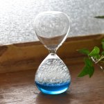 画像1: 泡時計ブルー(卓上インテリア小物,砂時計風泡時計,ユニークな泡時計) (1)