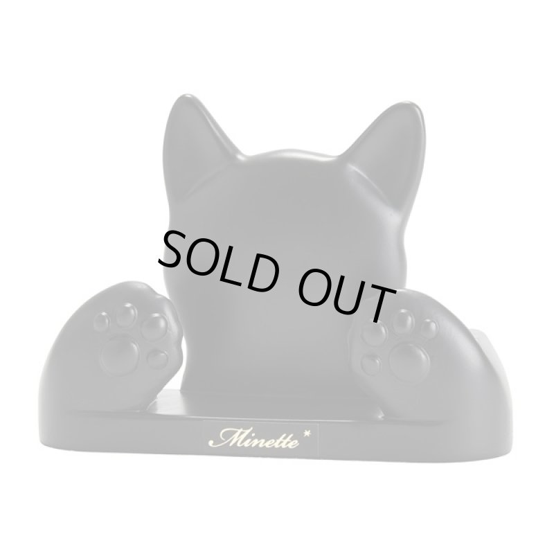 画像2: ネコメガネスタンド(眼鏡スタンド,メガネ置き,インテリア,卓上,ネコグッズ,クロネコグッズ,ギフト,プレゼント) (2)