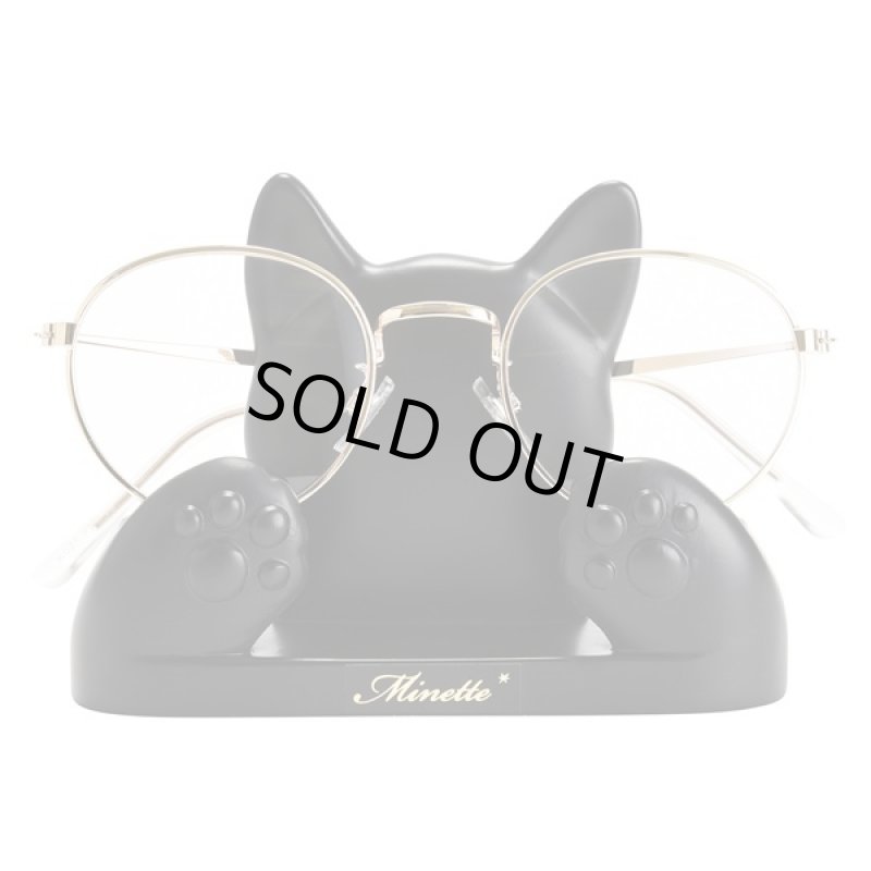 画像3: ネコメガネスタンド(眼鏡スタンド,メガネ置き,インテリア,卓上,ネコグッズ,クロネコグッズ,ギフト,プレゼント) (3)