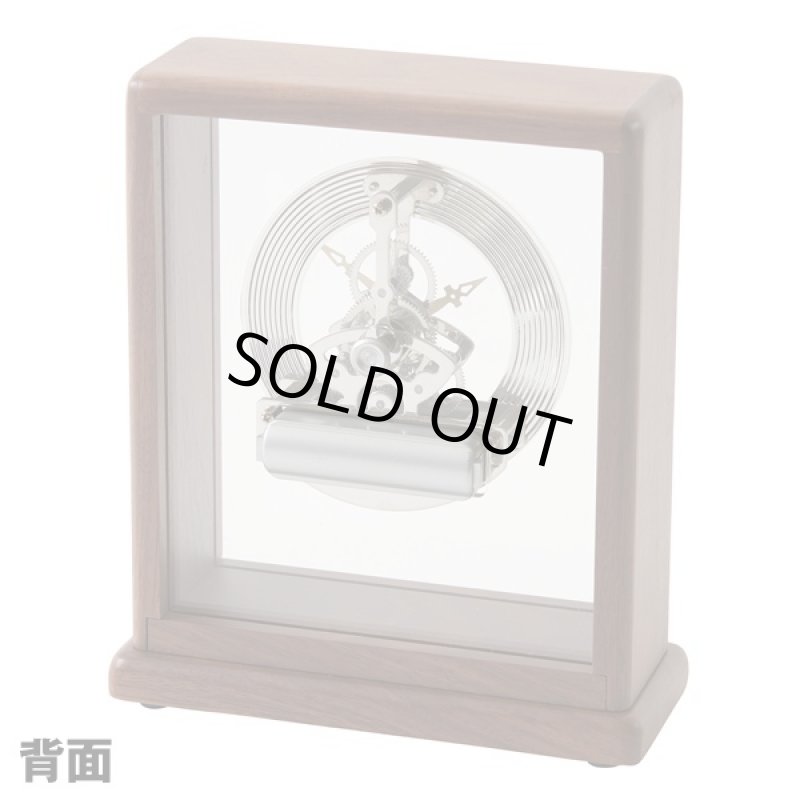 画像2: 送料無料銀の時計 (置時計,インテリア時計,クロック,ギフト用品,父の日ギフト,お祝い,木製置時計,天然木フレーム) (2)